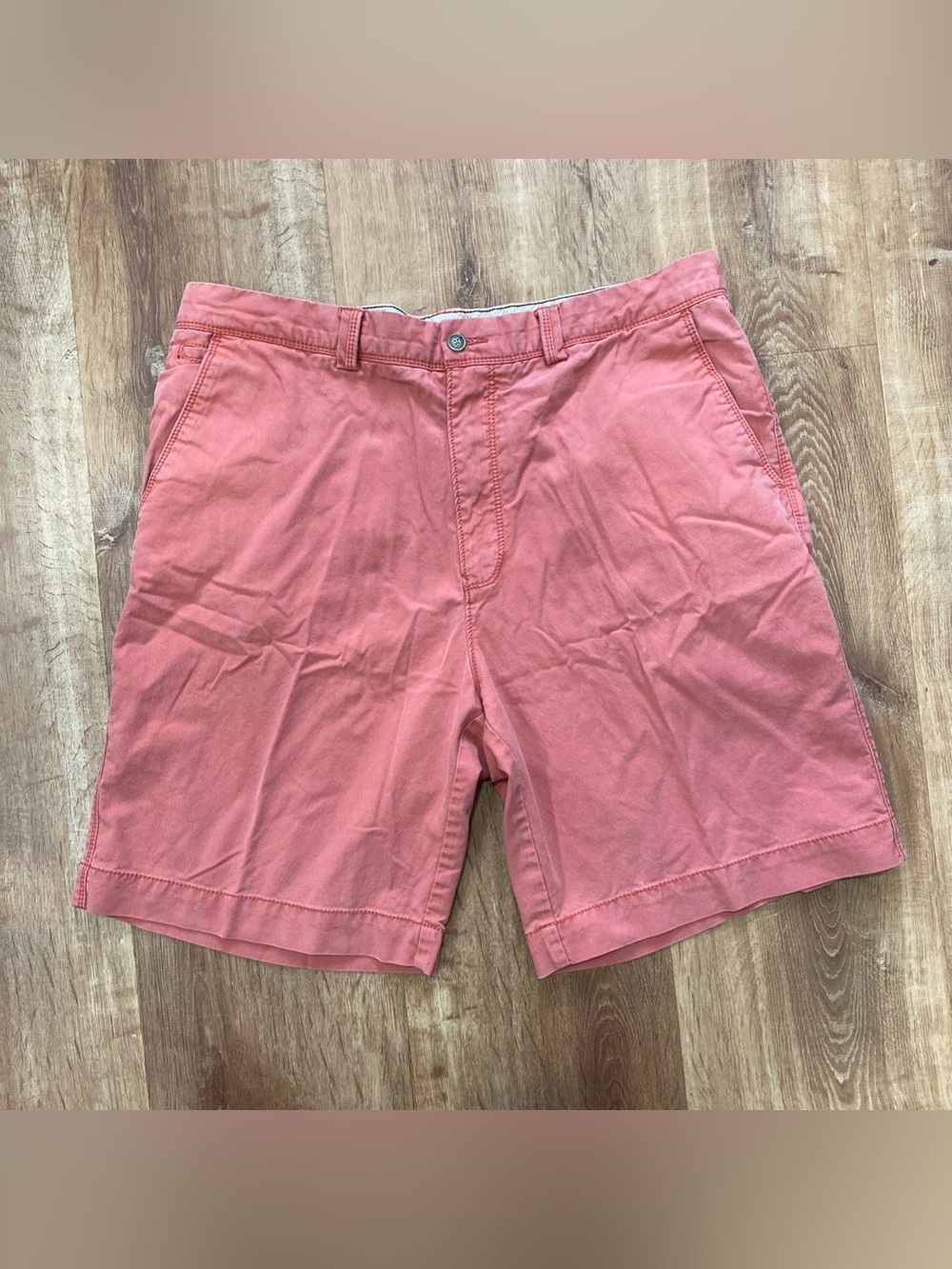 Tommy Bahama Boracay Shorts Mens 36 Chino Red Cotton Tencel Stretch Travel 9”